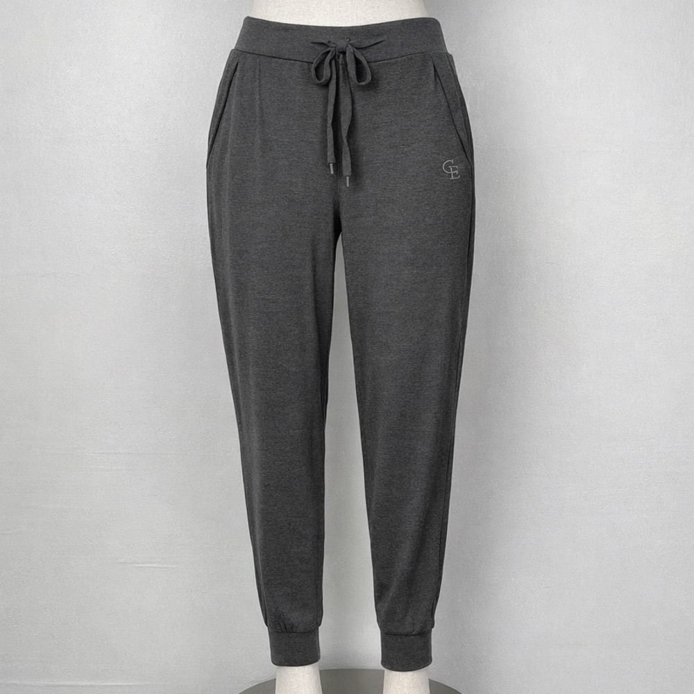 Cozy Earth Women 2XL Charcoal Grey Bamboo Jogger Pants Ultra Soft CEW0109
